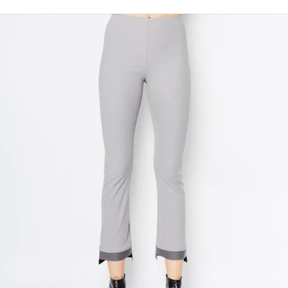 NWT Olga Cropped Flare Pant - Iron
